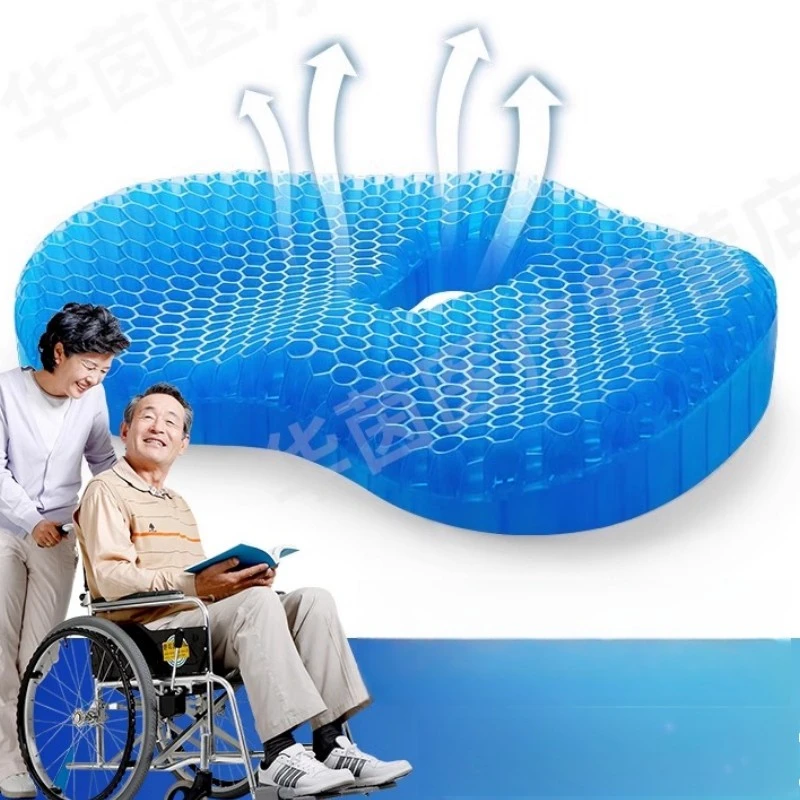 وسادة مضادة لقرحة السرير لكبار السن في السرير ثلاثية الأبعاد هيكل العسل وسادة قابلة للتنفس كرسي متحرك مقعد حصيرة دعم تبريد الجليد المجوف