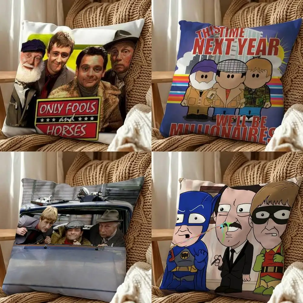 TV Show O-Only F-Fools and H-Horses-S Double-Sided Printed Cushion Cover Bedroom Bedside Sofa Pillow Case