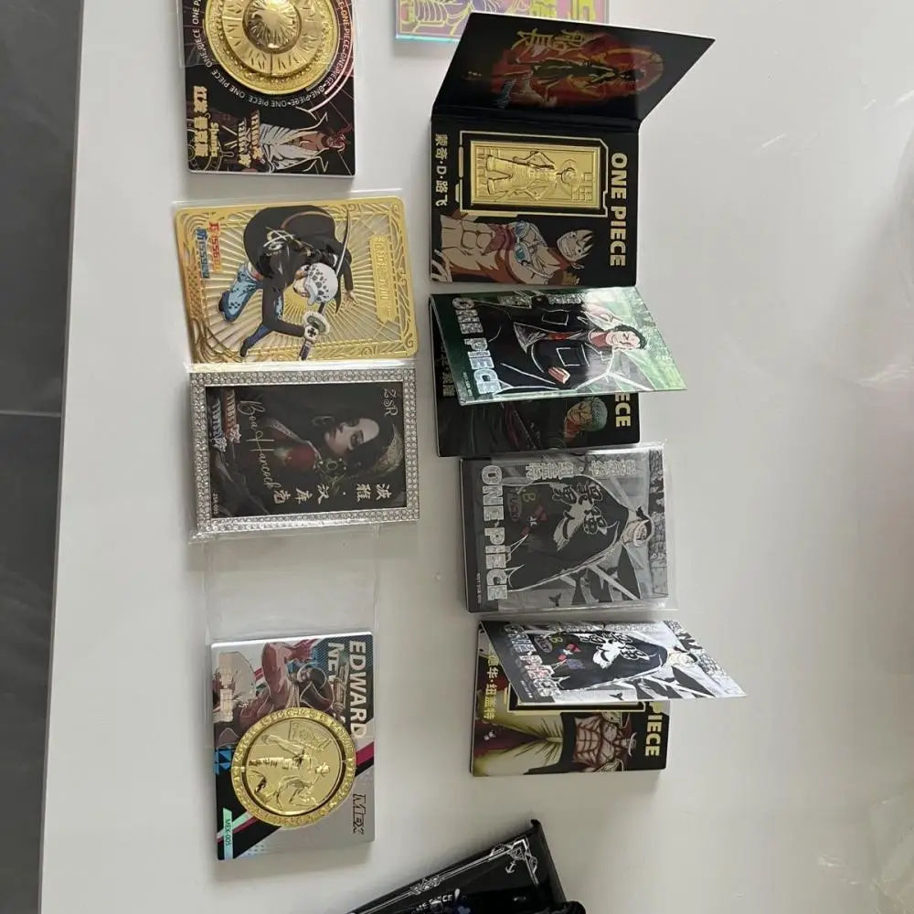 One Piece Collections Rare Cards Box Booster Pack Anime Luffy Zoro Chopper Tcg Game Random Collectibles Card Child Birthday Gift