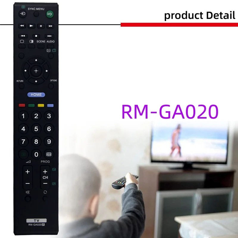 RM-GA020 รีโมทคอนโทรลเปลี่ยนสําหรับ Sony LCD TV KLV-40NX520 KLV-32NX520 KLV-40CX420 KLV-32CX420 KLV-32CX320 KLV-32BX320