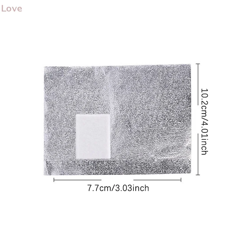 100枚入り/箱 ネイルアート フォイル ポリッシュリムーバー フォイル ジェルラップ リムーバー ソークオフ アクリルフォイル ネイルリムーバーラップ