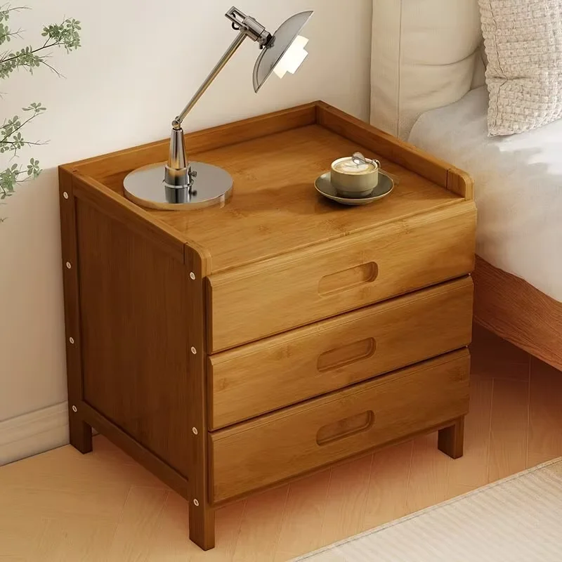 Italian Luxucry Nightstands Bedroom Minimalistic Storage Luxury Nightstands Bedside Drawer Modern Tavolino Da Letto Furniture