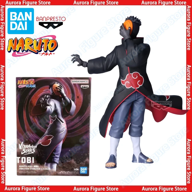 

In Stock Bandai BANPRESTO Naruto VIBRATION STARS Tobi Konan Desktop Cute Doll Anime Figures Toys Models Gift PVC Collectible