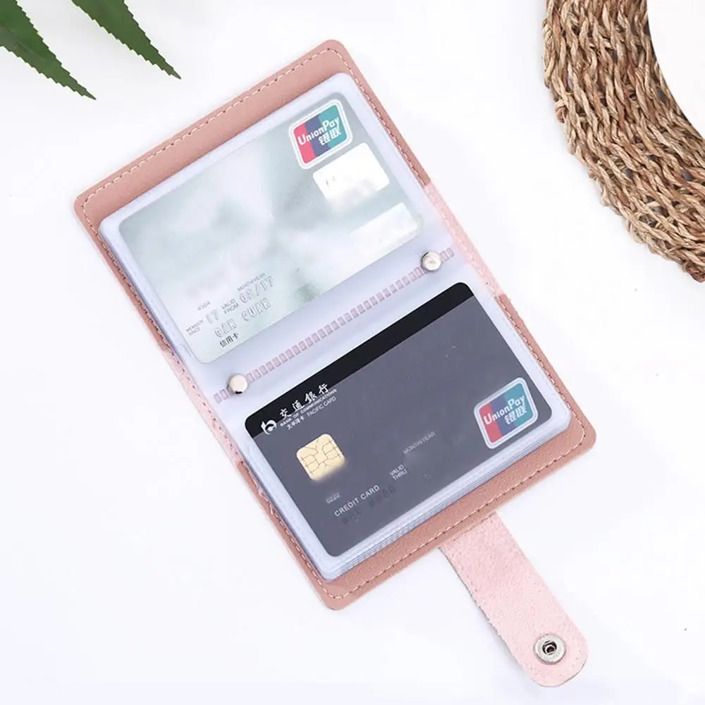 

26 слотов для карт, тонкий кошелек для женщин и мужчин, кошелек с RFID-блокировкой, держатель для кредитных карт из искусственной кожи
