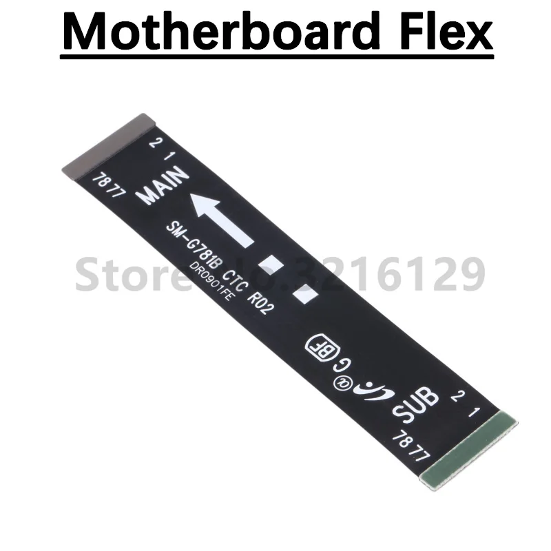 Charging Port Board Loudspeaker Earpiece Fingerprint Sensor Signal Motherboard Flex Cable For Samsung S20 FE 5G SIM Card Tray