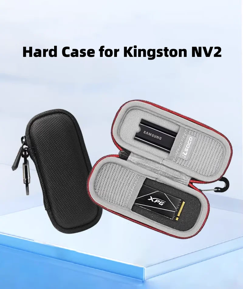 

Hard Case for Kingston NV2&Works with SAMSUNG 990 EVO/980 Pro/990 Pro/970 EVO Plus 1TB/4TB/500GB NVMe Internal Solid State Drive