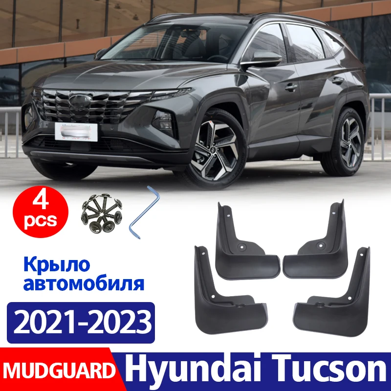 

Mudguards Car Accessories Front Rear 4pcs FOR Hyundai Tucson NX4 2021 2022 2023 Mudguard Fender Mud Flap Guards Splash Mudflaps