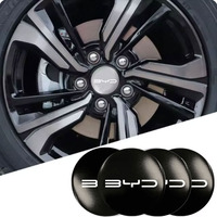 Wheel Center Hub Cap Rim Cover Emblem Sticker For BYD M6 G3 G5 T3 13 F3 F0 S6 S7 E5 E6 L3 tang yuan atto3 song Covers Accessorie