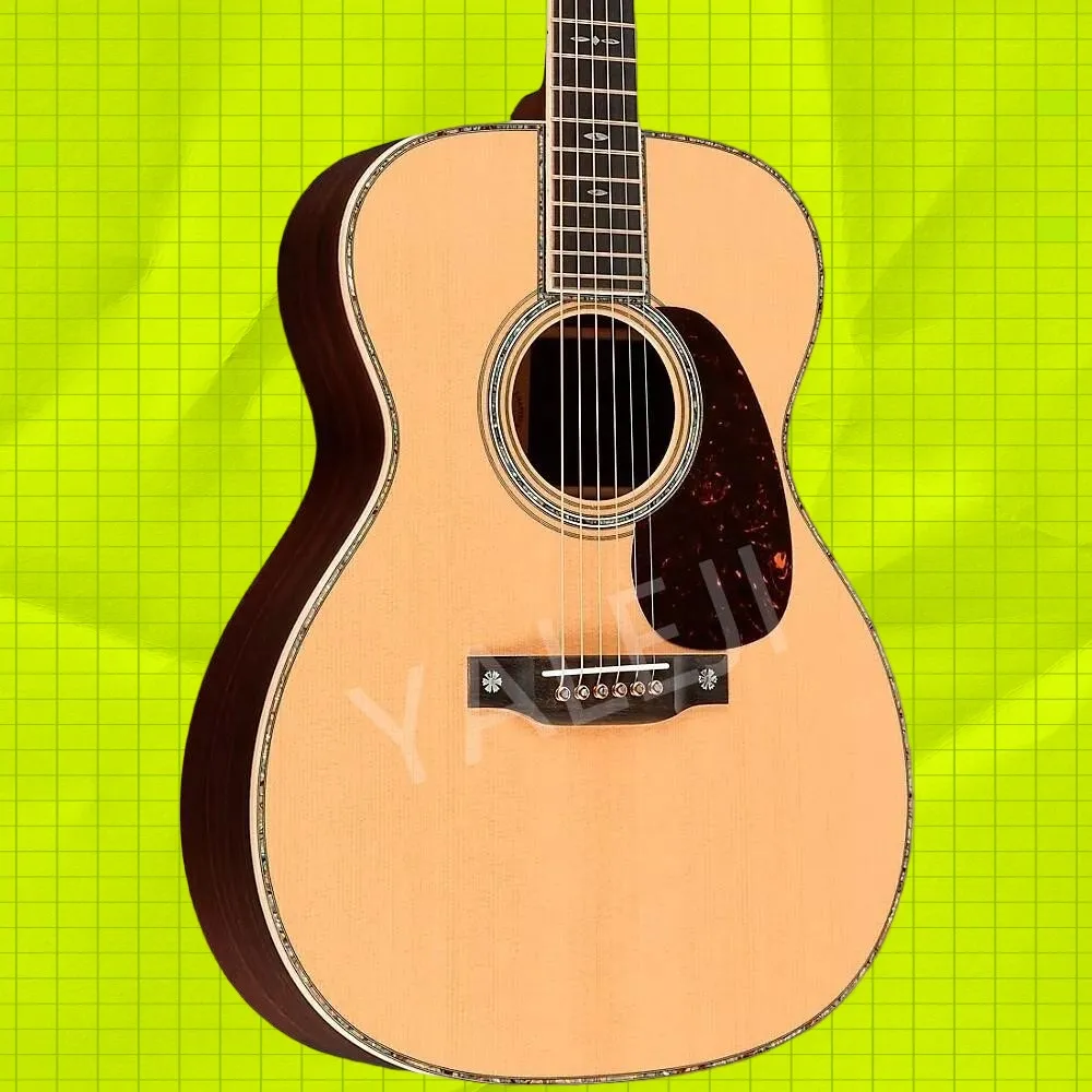 Hot high quality 00042 Modern Deluxe Acoustic Guitar Natural