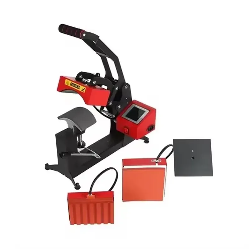 Cap Printing Machine 3 in 1 Combo Pen 15*15CM Heat Press Machine Sublimation Printing Machine for Hat Printer