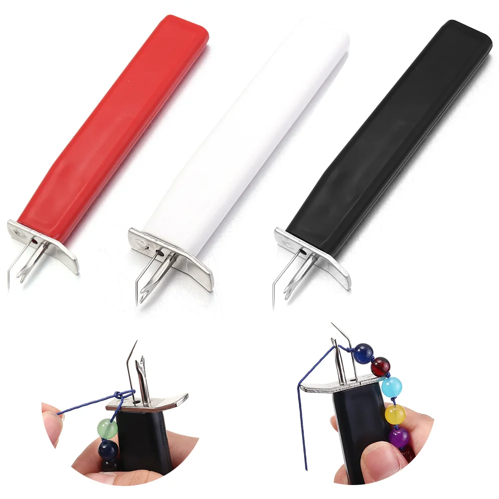 Beading Knotting Tool Stringing Scattered Loose Beads Beaded Thread Knotter Pearl Agate Sewing Fast Knotting DIY Tools