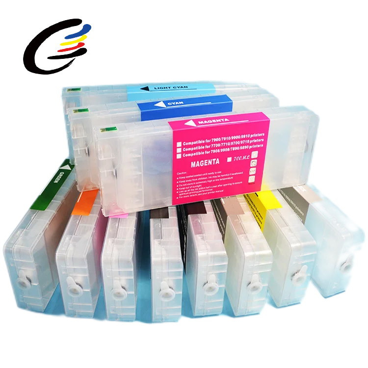 Fcolor refill ink cartridge for Eps Stylus PRO 7900 cartridge 700ML built-in ink bag T6361