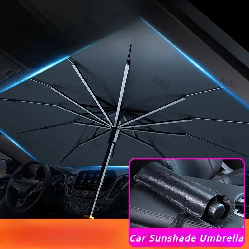 Protetor de pára-sol do carro guarda-sol verão sol pára-brisa proteção para kia rio 3 k2 k3 k4 k5 sportage picanto carro pára-sol guarda-chuva