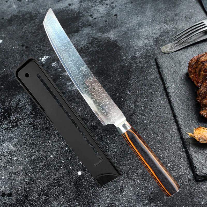 Damaststahl Küchenmesser Kochmesser Metzgermesser Fleischbeil Ausbeinmesser Grillmesser Schneidemesser Kiritsuke-Messer Sushi-Messer Kochutensilien