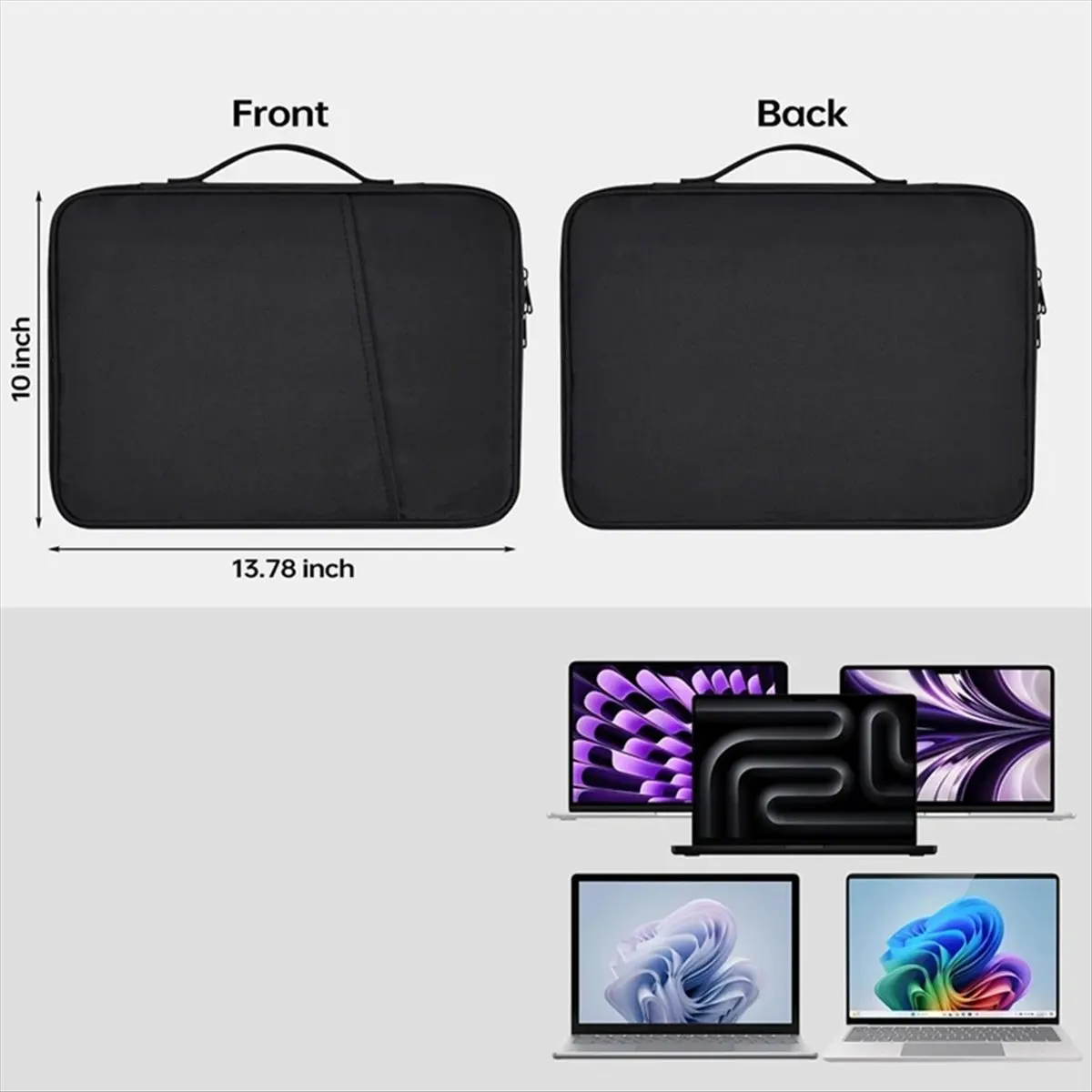 Efficient- Waterproof Shockproof Handle Bag Tablet Sleeve Case for Pad 11inch Carrying Cover Accessories