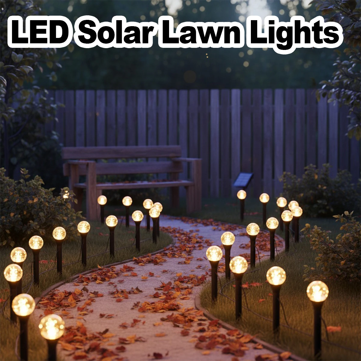 

Поп-солнечные светодиодные пузырьковые шары для газона, пейзажные водонепроницаемые уличные цветные украшения для двора, лампа с питанием от подъездной дороги, красочный декор