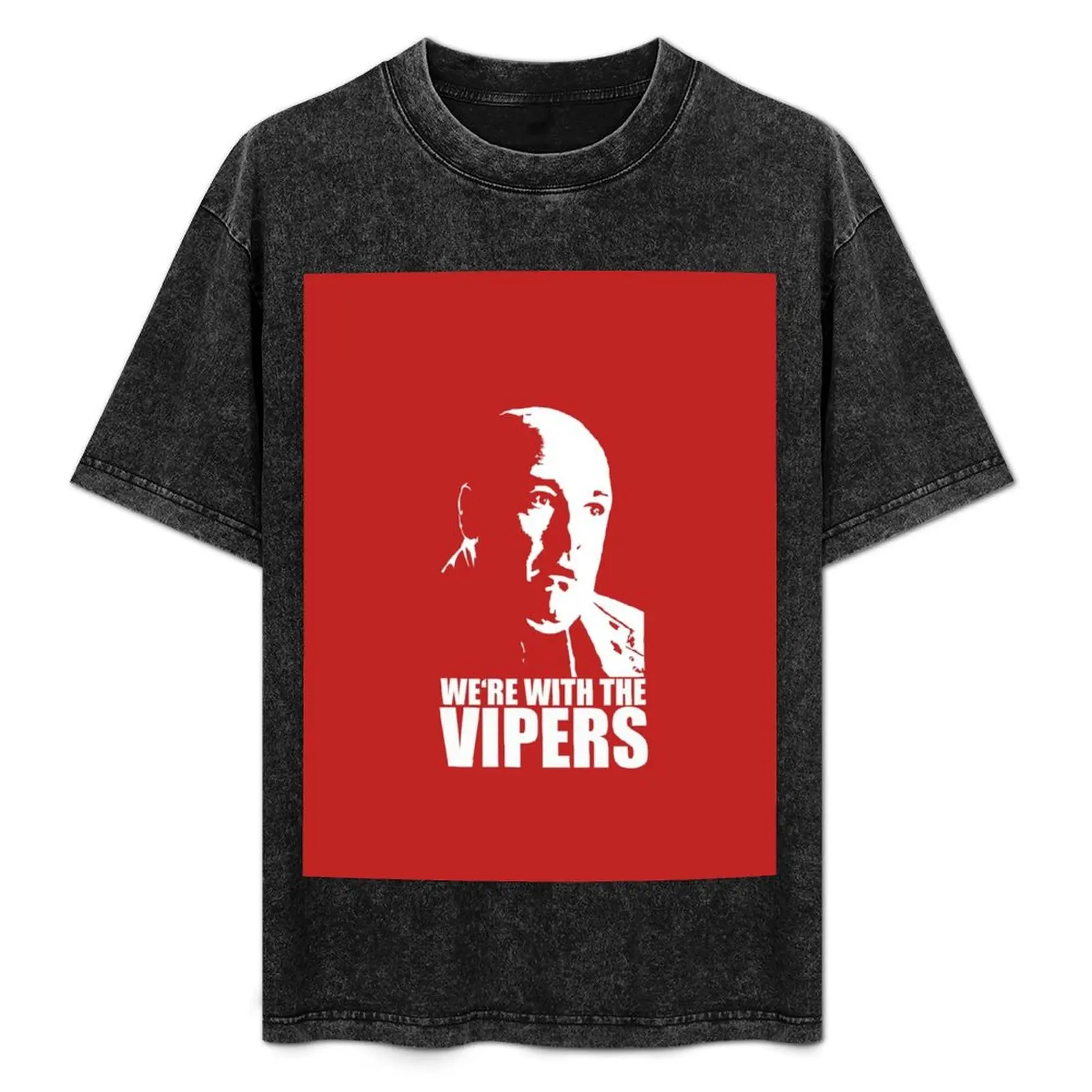 Sopranos Tony Soprano we're with the Vipers T-shirt white T-Shirt clothes summer top big and tall t shirts for men