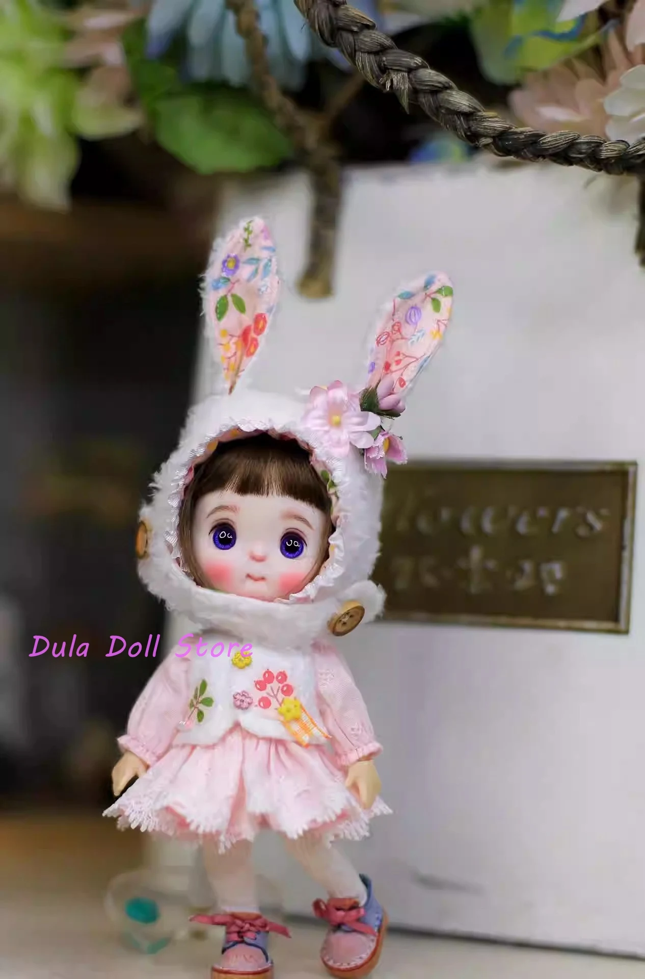 

Dula Doll Clothes Pink bunny colorful fruit set Ob11 gsc Doll Accessories