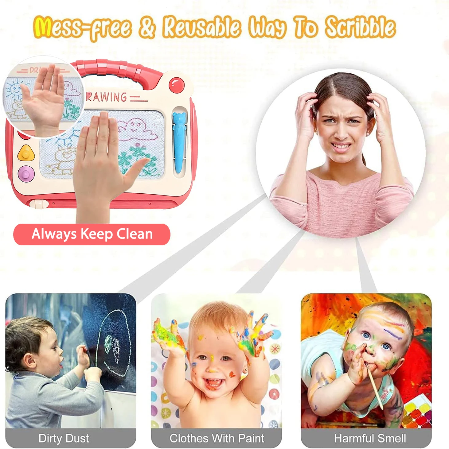 Magnetische tekentafel voor kinderen Tafel Peuter Doodle Board Speelgoed