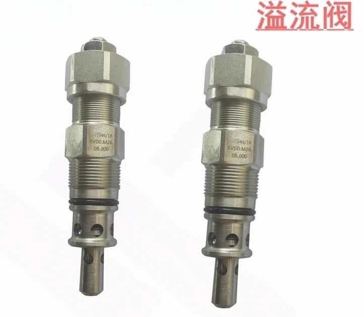 Válvula de transbordamento manual hidráulica sistema de alta pressão válvula de cartucho de rosca ajustável rvd0.m26