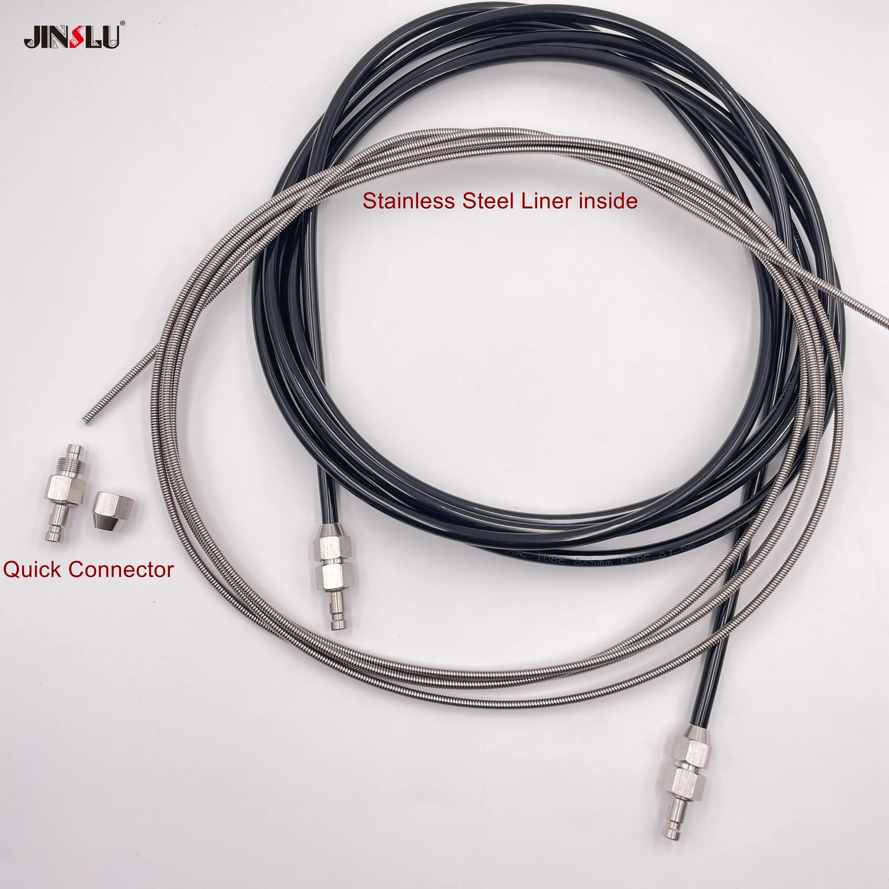 

3m 4m 5m Optional: Laser Specific Wire Feeding Tube with Stainless Steel or Teflon Liners and Dual Quick-Connector
