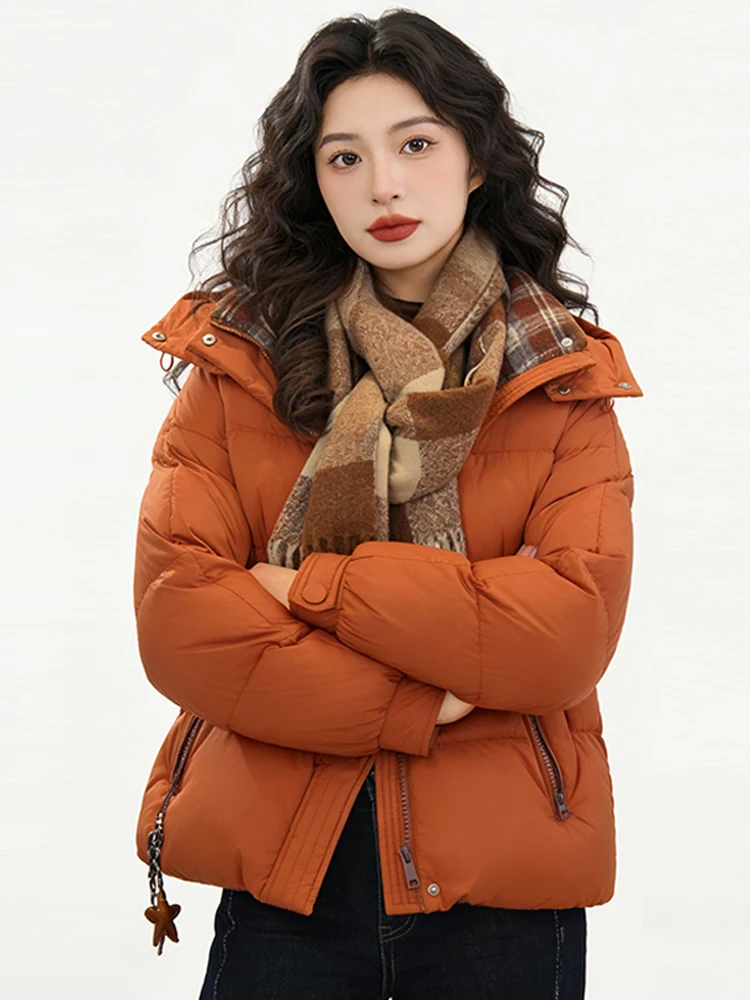 

Модная стеганая хлопковая куртка для женщин с длинными рукавами, на флисовой подкладке, теплая, с защитой от старения, зимняя верхняя одежда