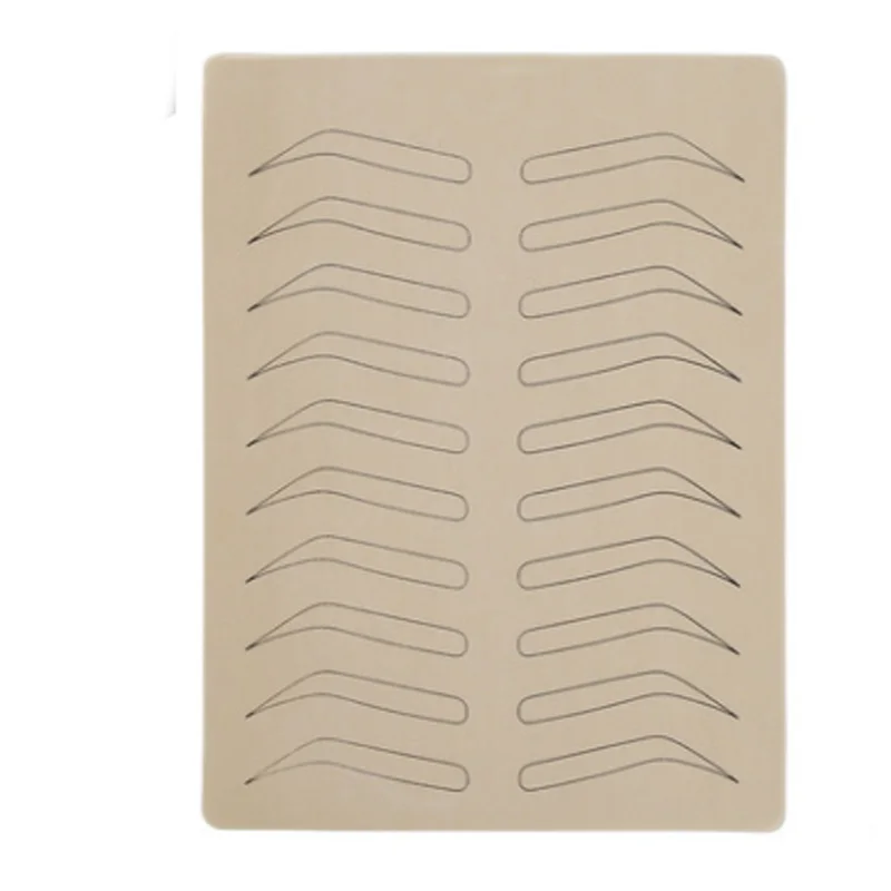 

1/5PCS Microblading Practice Skin Inkless Tattoo Skin Sheet With Brows For Ombre Brows Microshading Tattoo Eyebrow Beginner