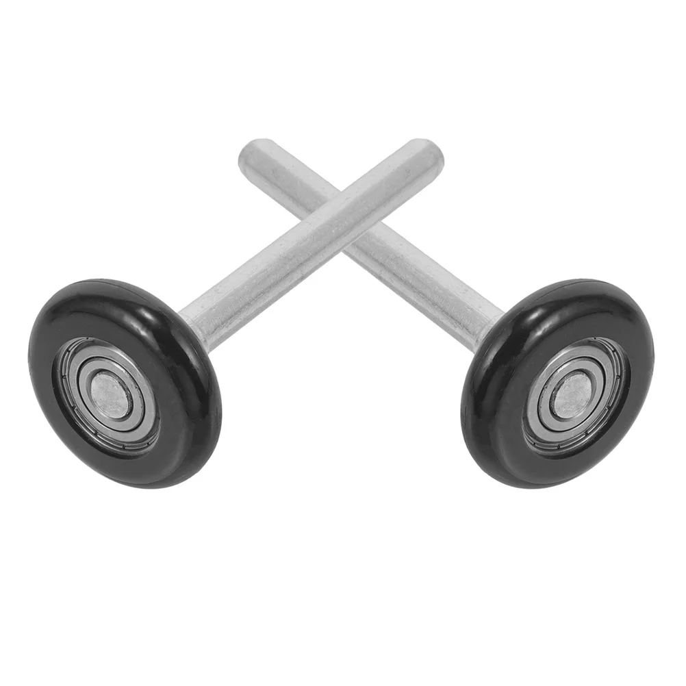 

2pcs Nylon Garage Door Roller With Stem Replacement Quiet Smooth Wheels For Residential Door Hardware Accessories Metal Roller