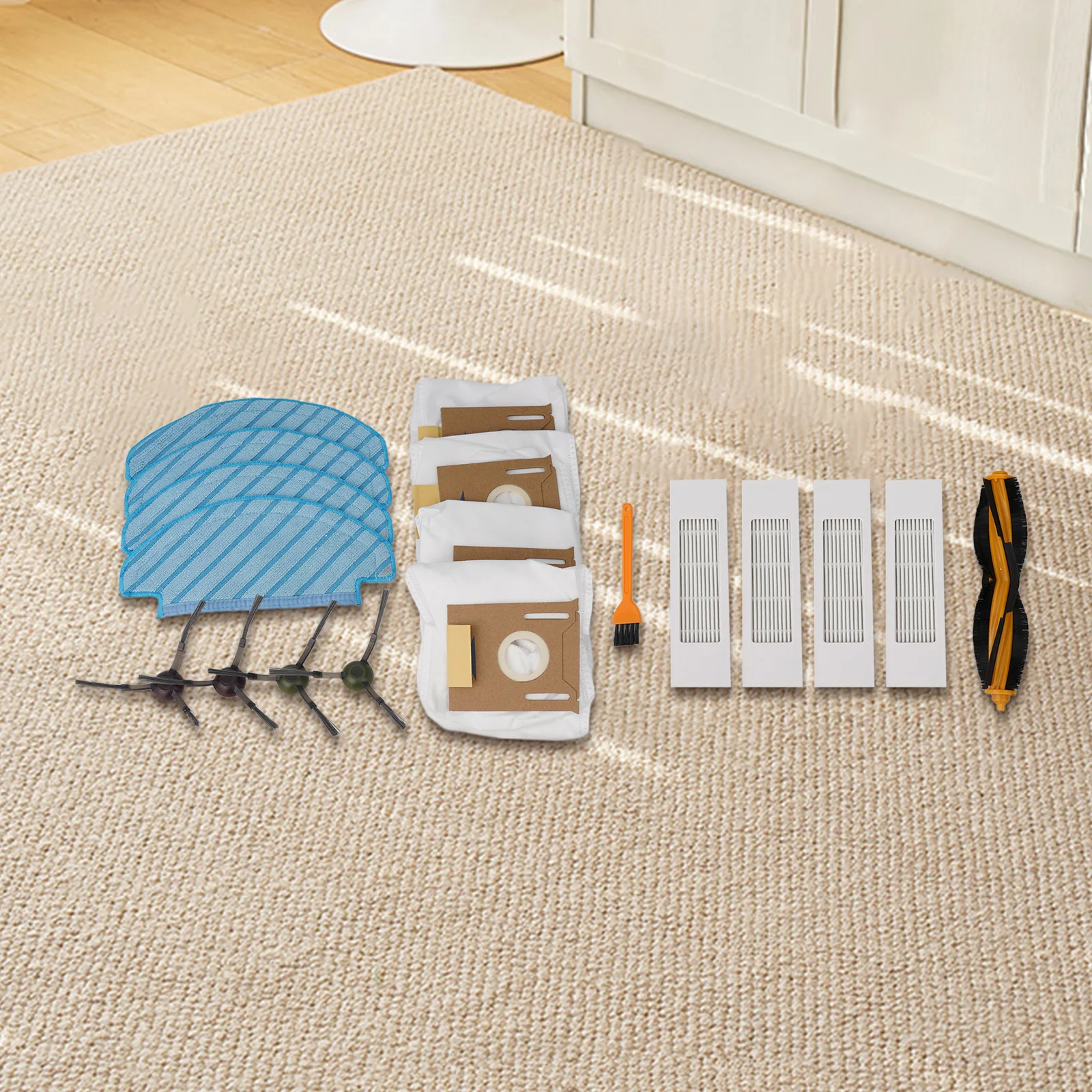 Replacement Accessory Pack for Deebot For N10/For N10 for PLUS Comprehensive Set of Brushes Filters and Mop Cloths