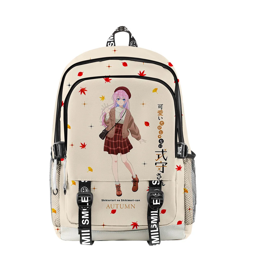 

Trendy Popular Shikimori's Not Just a Cutie Student School Bags Unisex 3D Print Oxford Notebook multifunction Travel Backpacks