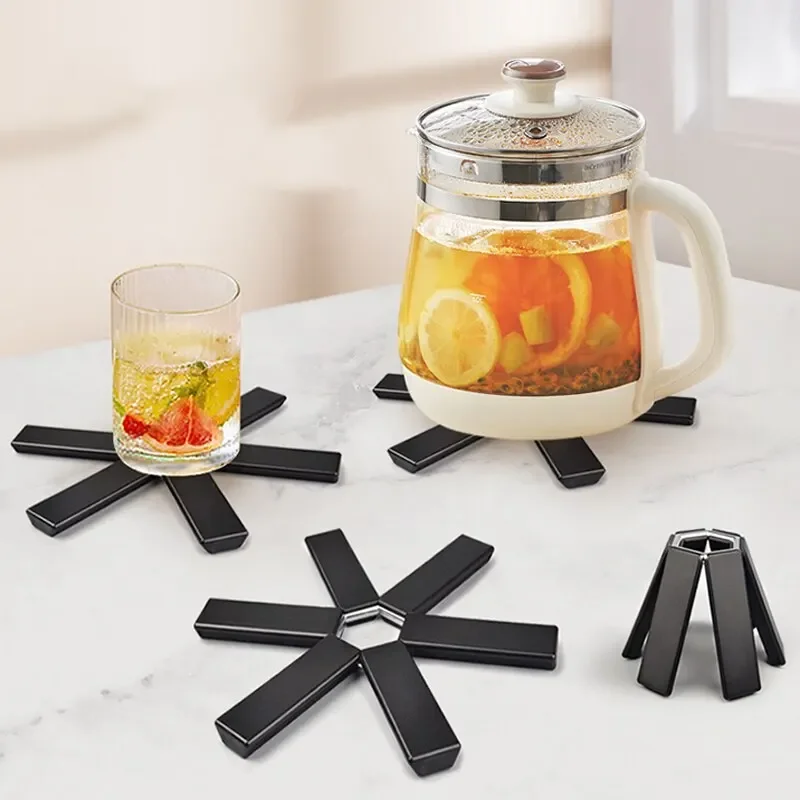 Foldable Pot Mat Insulation Mat, High Temperature Resistant Tableware Mat, Kitchen Small Tool for Daily Use of Pots and Pans