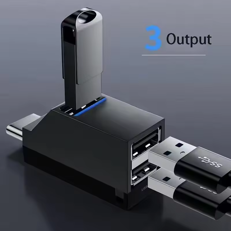 Pfeife Form Typ C Hub USB 3,0 2,0 aus USB-Kabel Splitter Disk Reader Daten übertragung erweitern Adapter Maus Tastatur Konverter