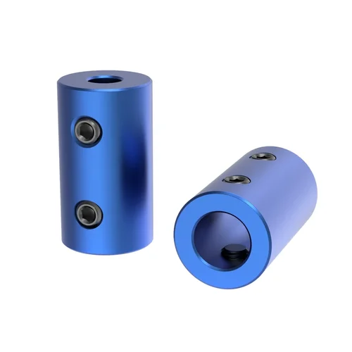 Imagen 2 del producto GKTOOLS D14L25 Acoplamientos de aleación de aluminio Diámetro 3/3.17/4/5/6/6.35/7/8 mm Acoplador de eje flexible azul Impresoras 3D Parte de motor paso a paso