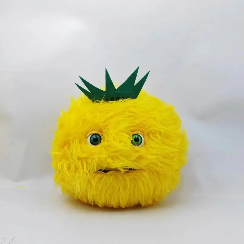 New Hot In Stock Liberty Yellow Fuzzy Plush Soft Stuffed Doll Cute Cartoon Fluffy Toy For Home Decor Adult Collectible Gift