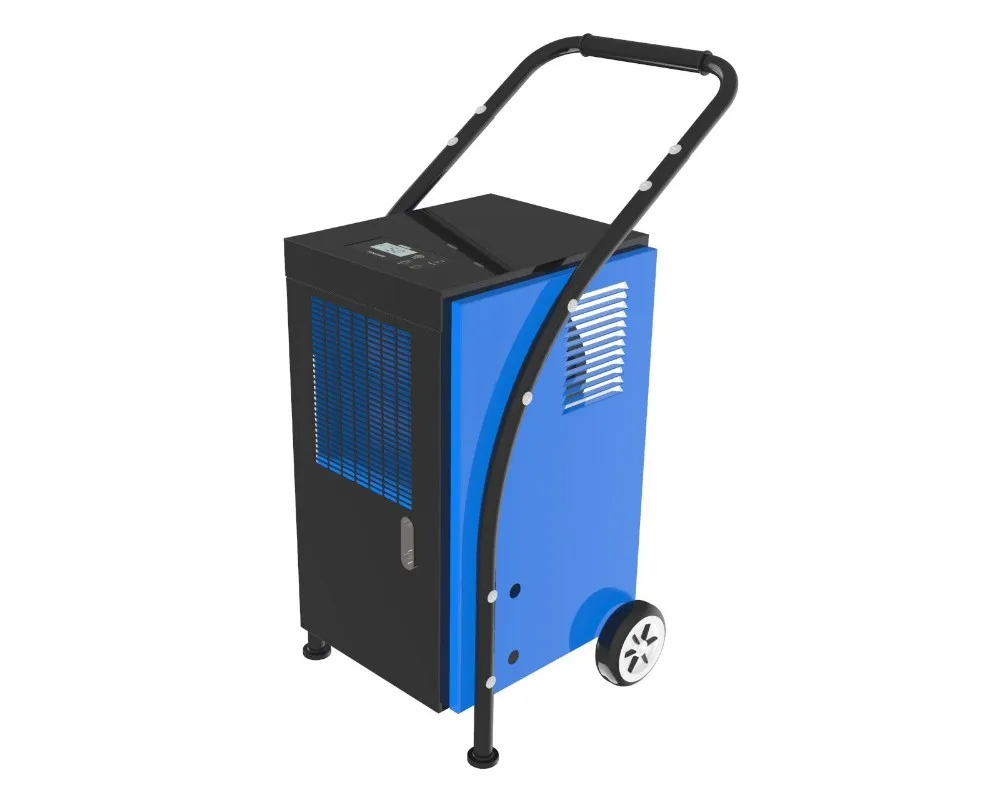 Deshumidificador comercial del aire del hogar del empuje de la mano portátil 50L/D Deshumidificador 220V/60HZ/1P