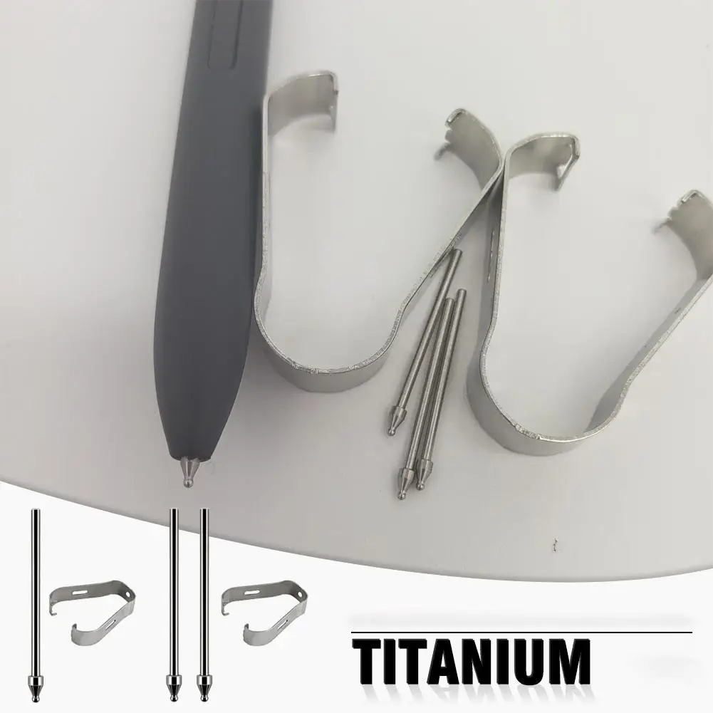 Titanium Alloy Replacement Stylus Nibs for Samsung Galaxy S7 S9 Note 10 20 Stylus Pen Nib No Wear Out Replacement Pencil Ti T5R1