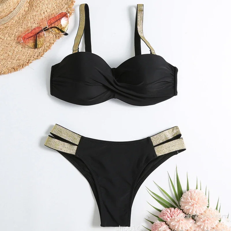 Bikinis sexis de verano, trajes de baño Push Up, traje de baño para mujer, ropa de baño para playa, trajes de baño, conjunto de Bikini brasileño, bañista para piscina