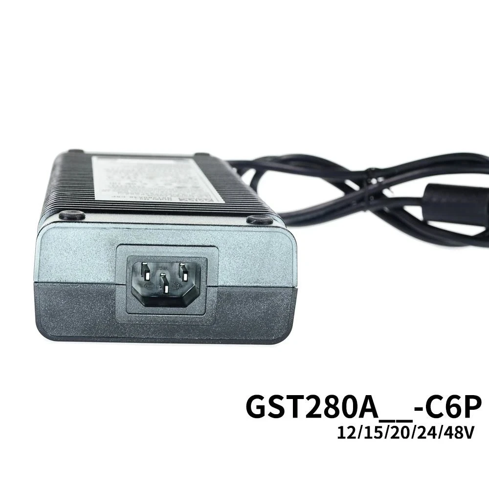 Imagem -05 - Mean Well Industrial ac dc Desktop Power Adapter Gst280a12-c6p 280w Gst280a20-c6p Gst280a15-c6p mw