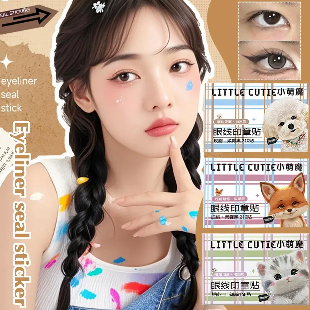 Make-up Schablonen Eyeliner Augenbrauen Lidschatten Aufkleber Vlies Schönheit Aufkleber Set Form Vorlage Gestaltung Werkzeuge