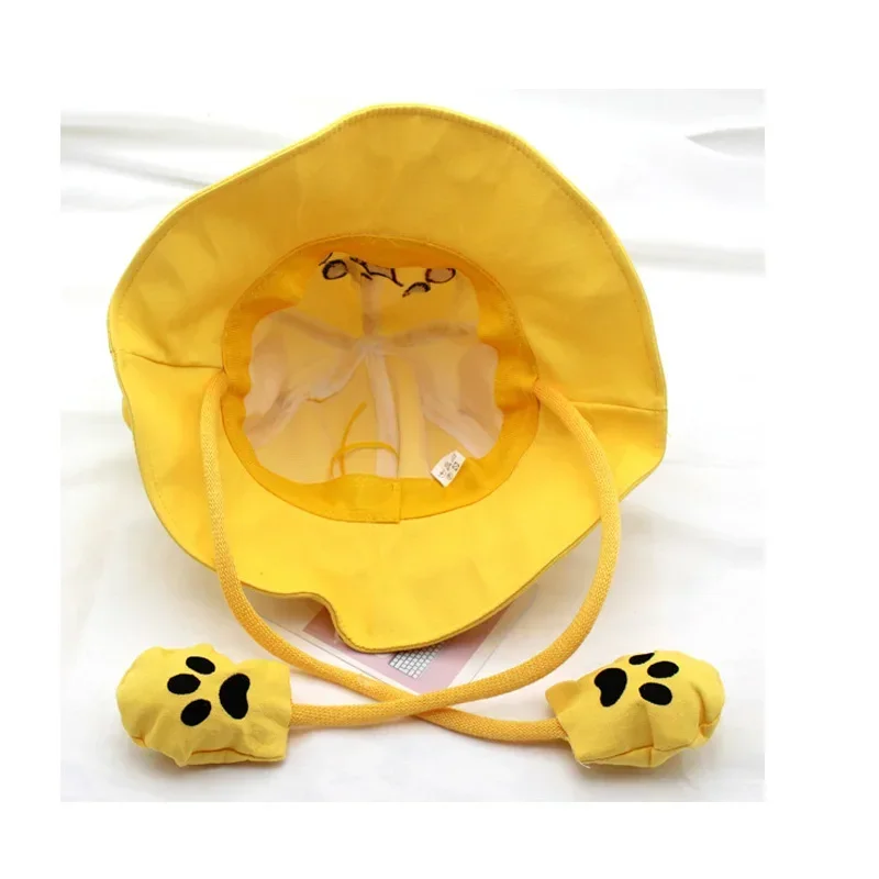 Cartoon Pokemon Pikachu Moving Ears Rabbit Hat Children\'s Boys Girls Summer Cute Kawaii ParentChild Bucket Hat Men Women Sun Hat