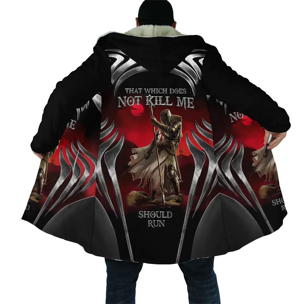 HX Winter Cape DIY Custom 3D Printed Hooded Cloak Men Women Windproof Fleece Cape Hooded Blanket Dropshipping