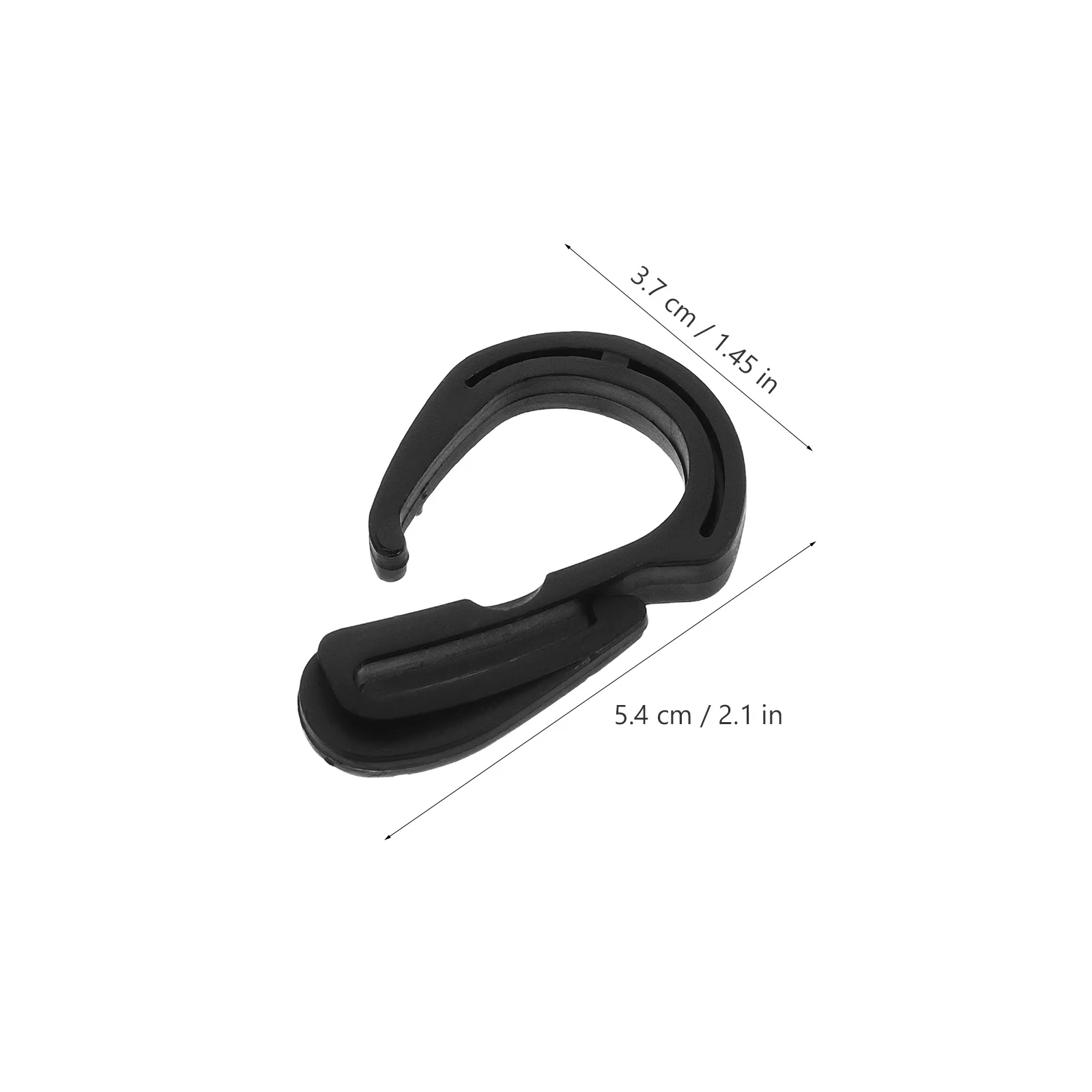 

10Pcs Car Seat Back Hook Convenient Luggage Storage Hanger Strong Plastic S-Shape Design for Car Purse Bag Coat Trunk Door Use