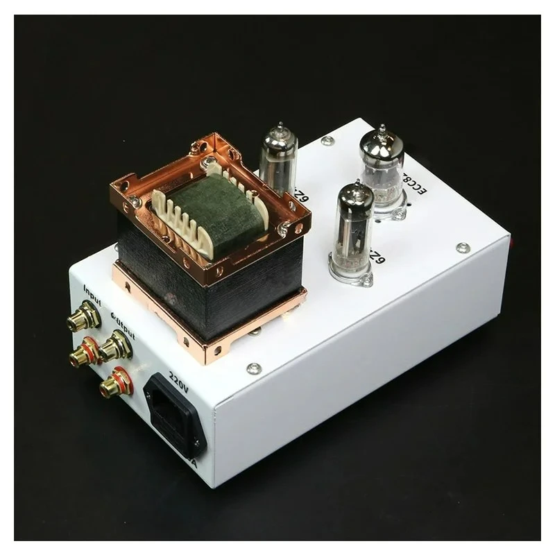 12AU7 tube preamplifier, refer to Western Electric tube amplifier. Gain about 7 times, SNR: 97DB