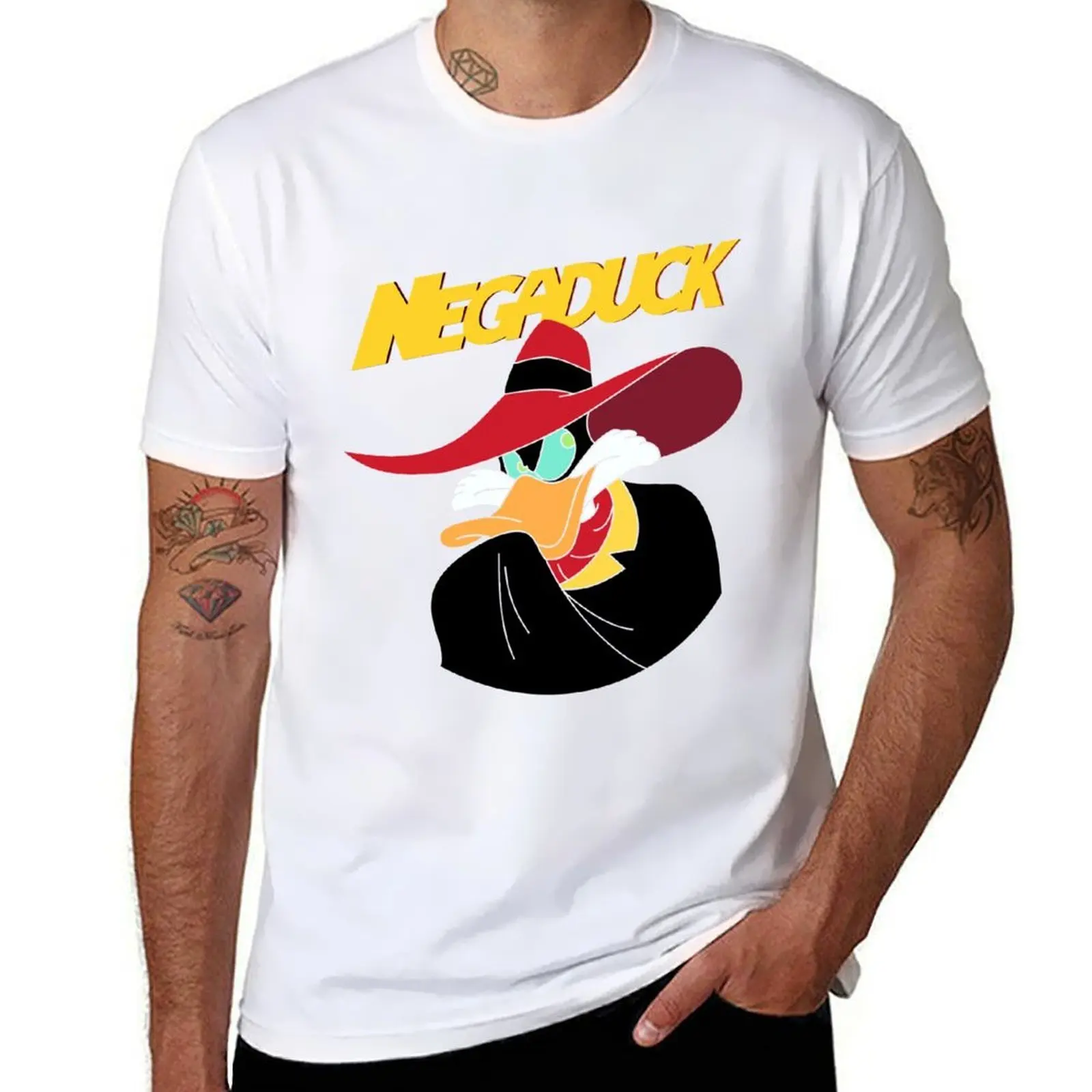 

t men Nega...duck man T-Shirt man shirt men for shirt cotton 100% t casual t graphic shirts