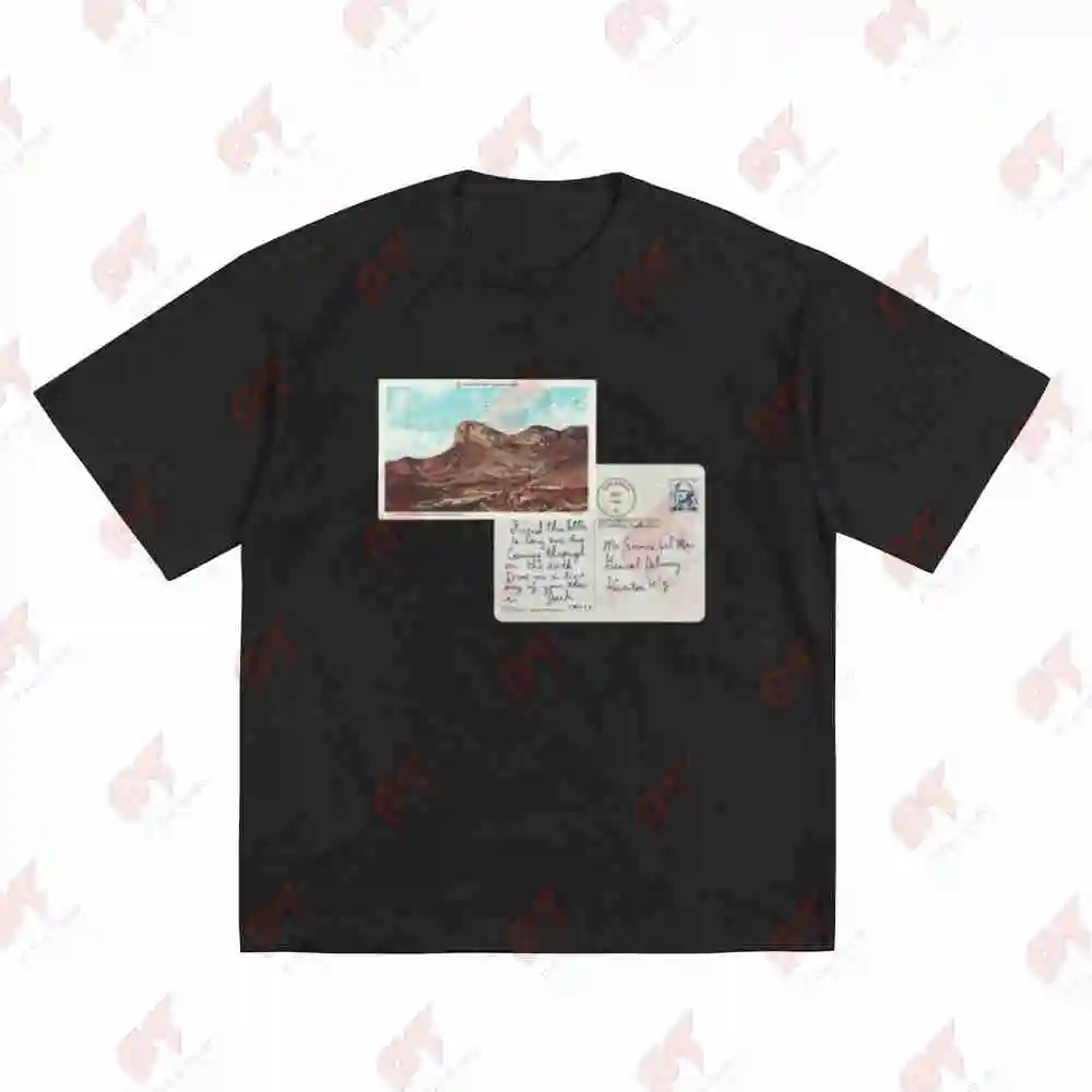 Brokeback Mountain Postcard Short Sleeve Tee 100% Cotton T-Shirt
