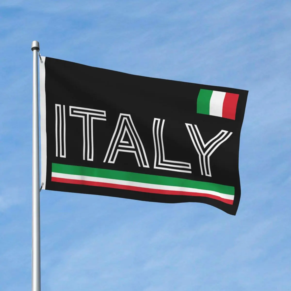 Italy Flag Italia Italiano Italian Flag with 2 Grommets for Hanging Banner For College Dorm Room Bedroom 90X150cm Quality Flags