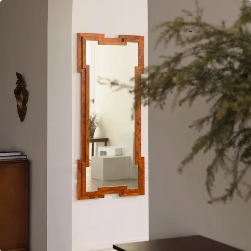 Modern Moving Mirror Living Room Standing Full Body Girls Floor Luxury Bathroom Long Bedroom Mirror Men Espelhos Home Products
