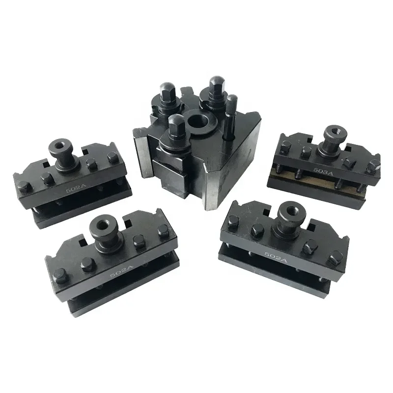 

Italian-Style Quick-Change Tool Post & Holders – A-Size Lathe System