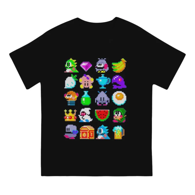 Dragon Heroes Hip Hop TShirt Bubble Bobble Leisure T Shirt Newest T-Shirt For Adult