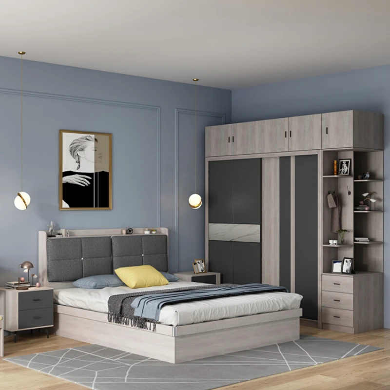 

Pretty Modern Double Bed Luxury Upholstered Italian Superking Bed Loft Villa Camas De Dormitorio Furniture Home